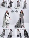 Aaliza Black And White Vol 4 By Deeptex Printed Cotton Online Dress Material Wholesale